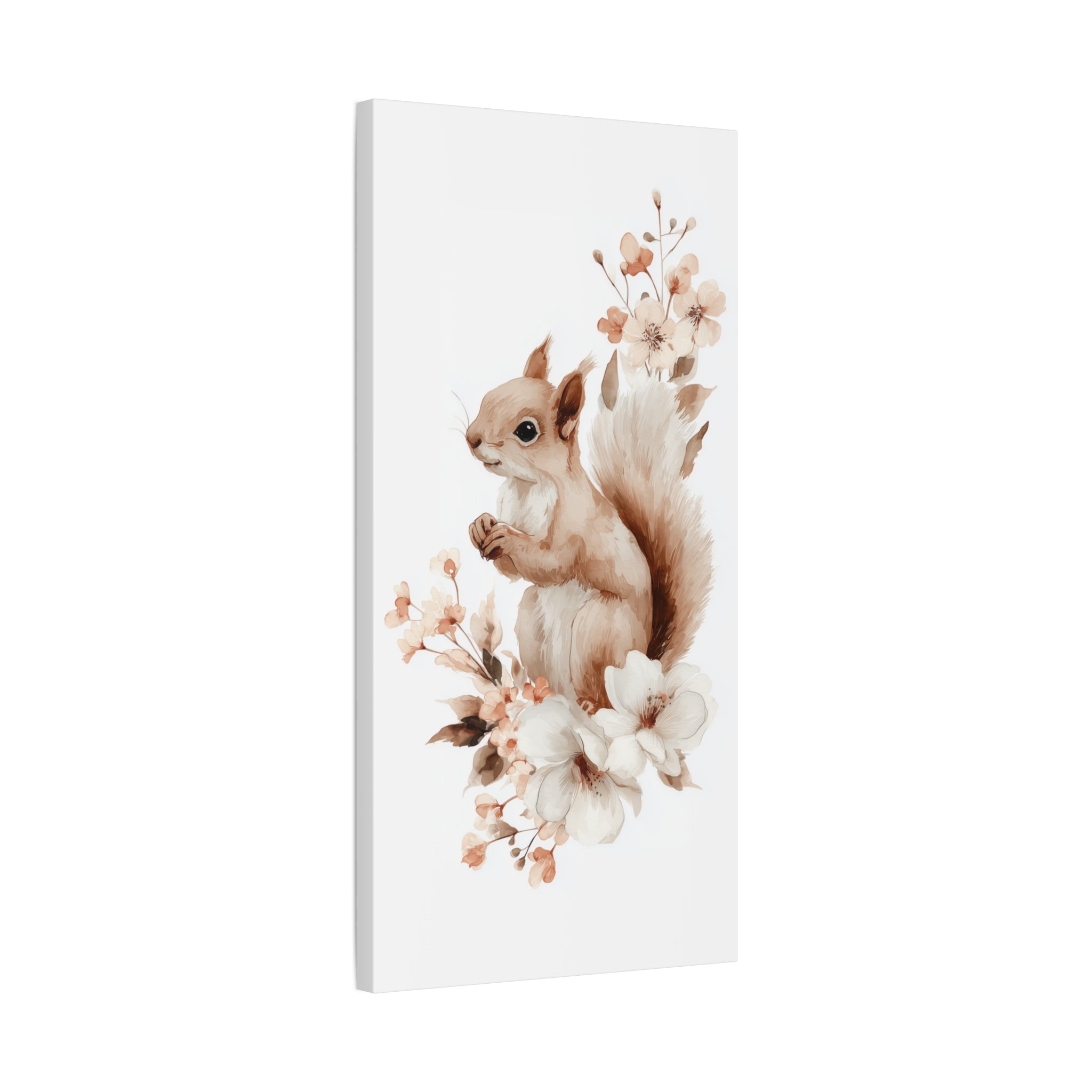 Watercolor Squirrel Canvas