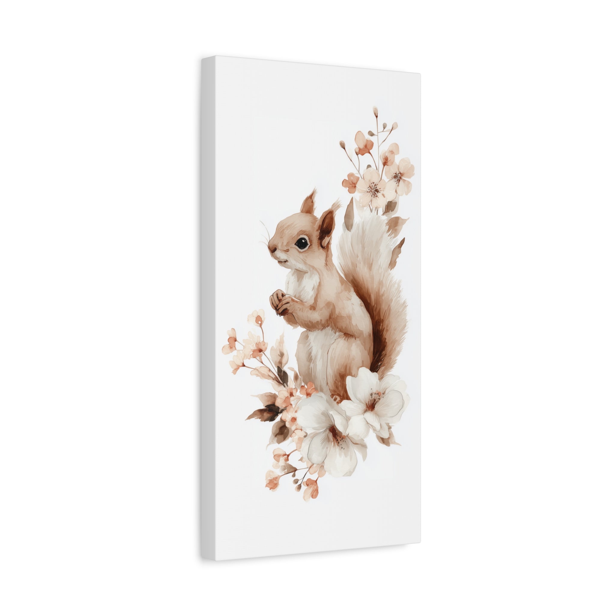 Watercolor Squirrel Canvas