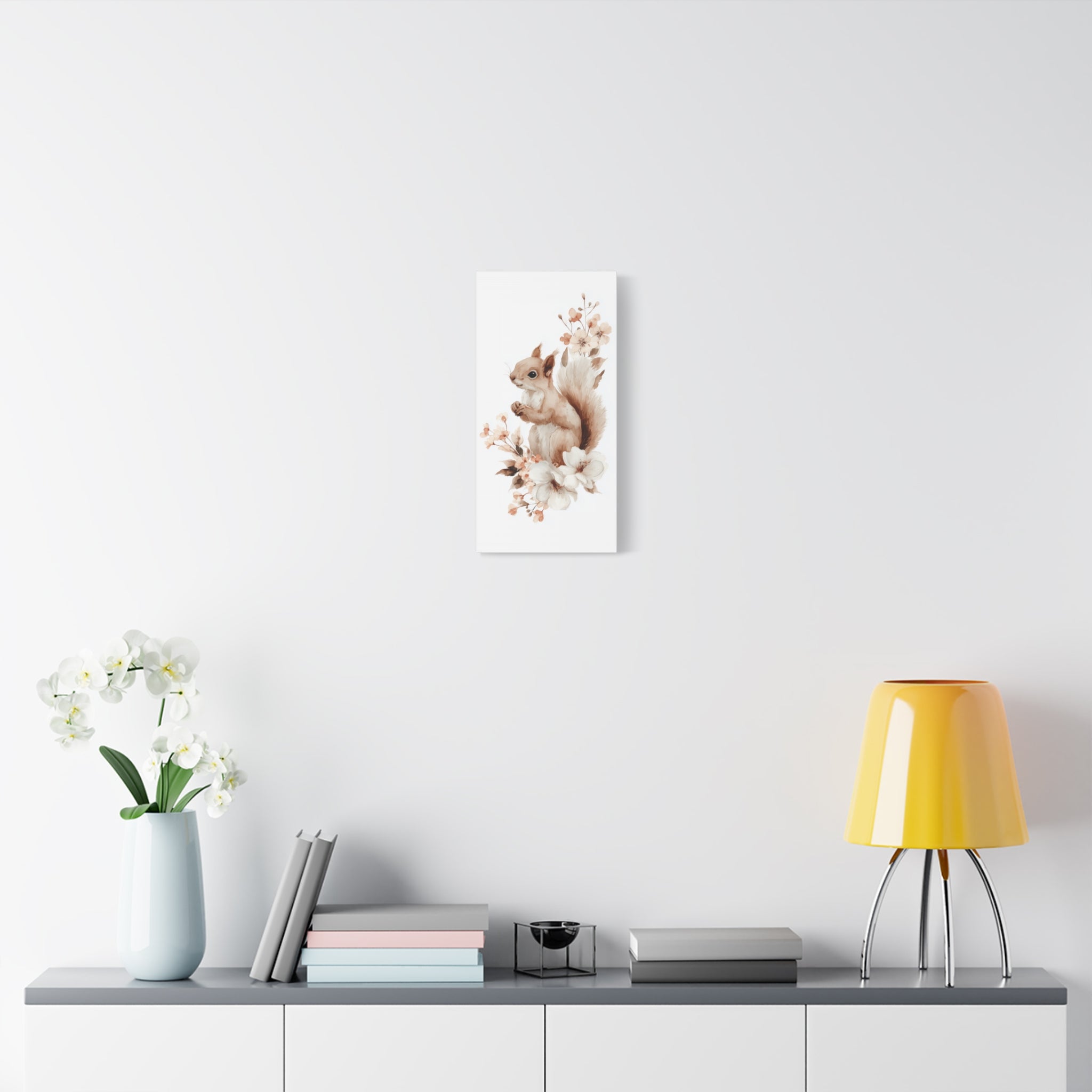 Watercolor Squirrel Canvas