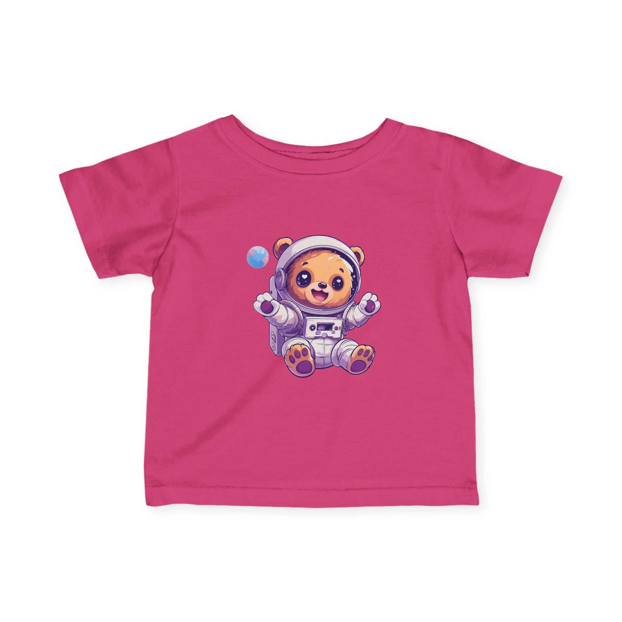 Astronaut Bear Infant Tee | Space Teddy Graphic