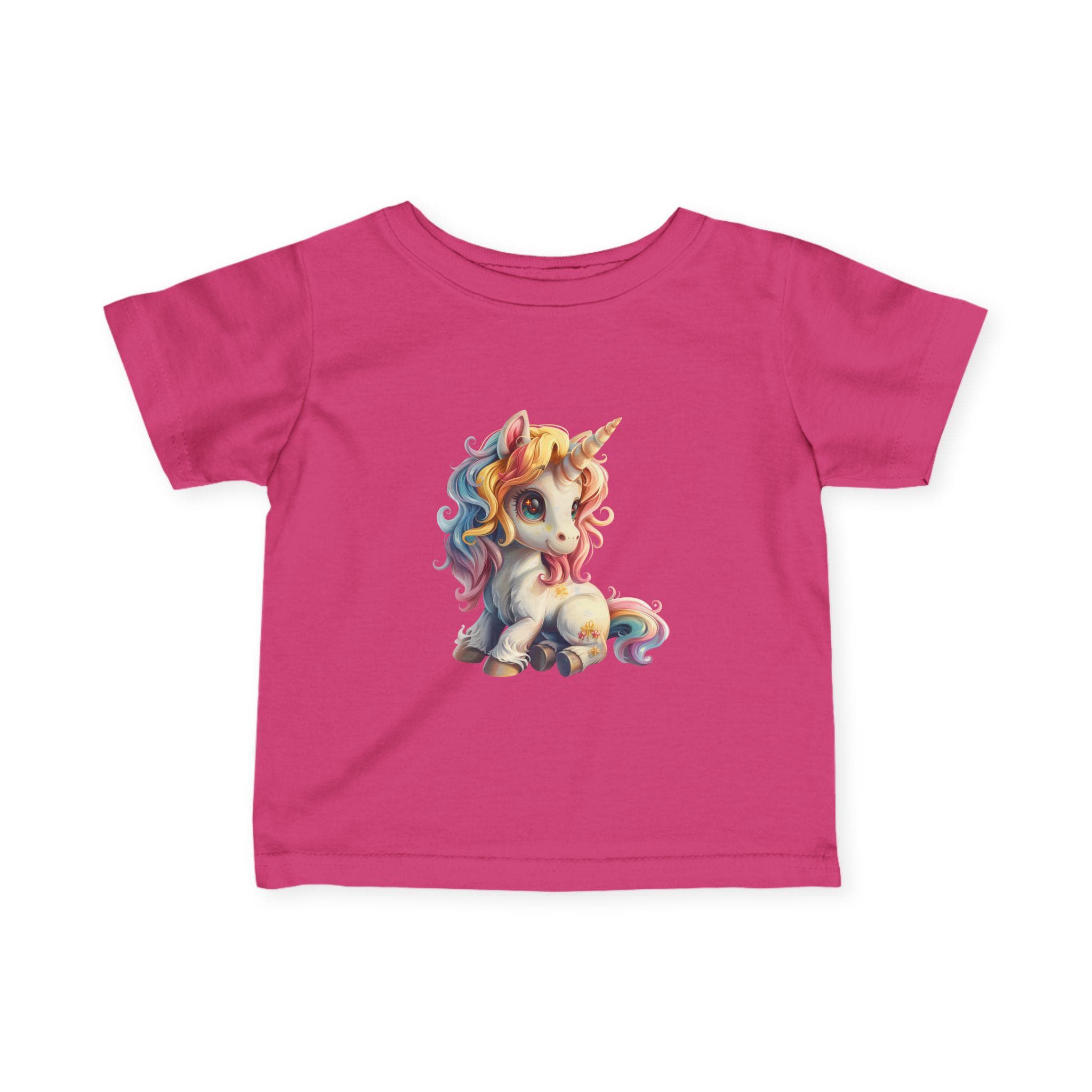 Rainbow Unicorn Baby Tee | Pastel Pony Infant Shirt