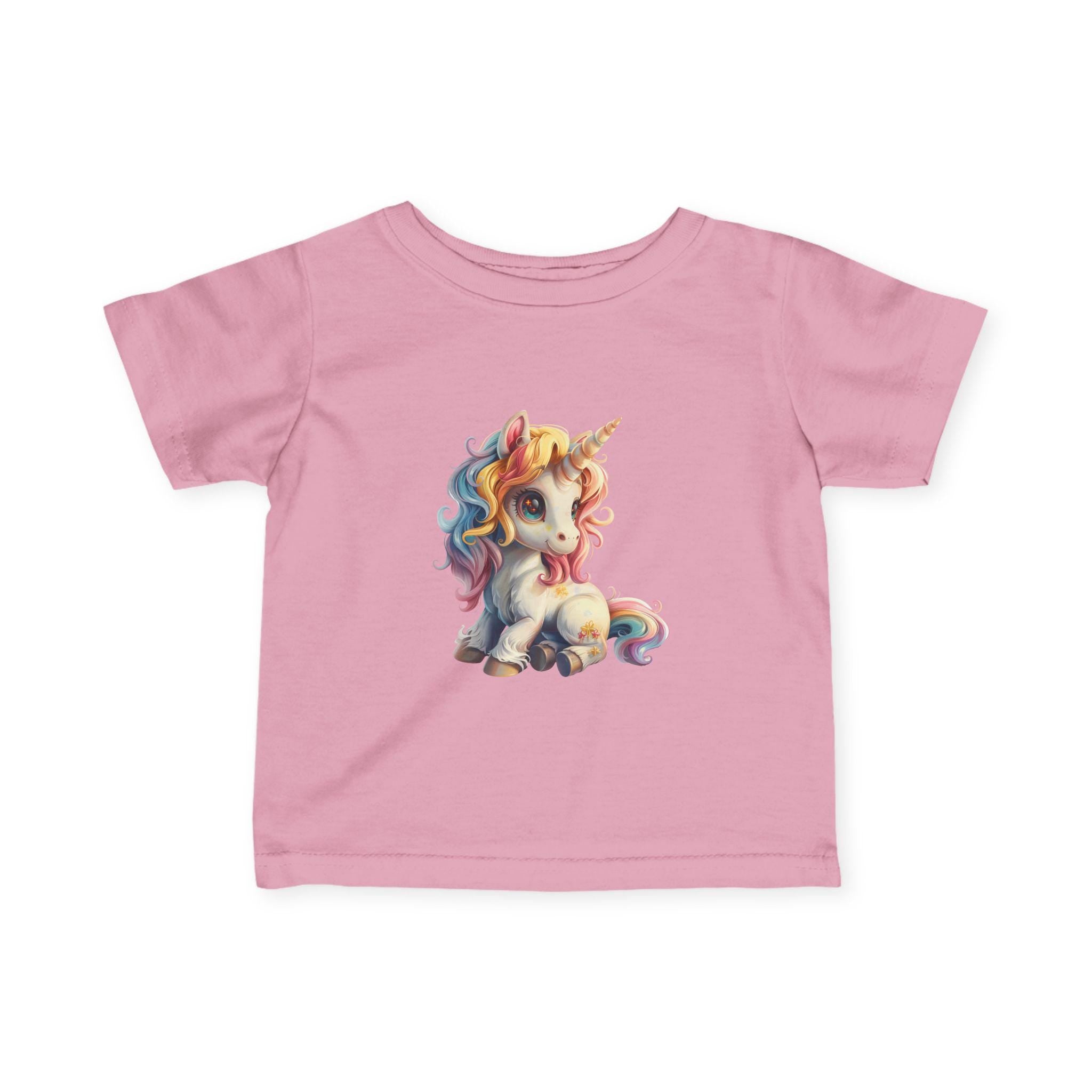 Rainbow Unicorn Baby Tee | Pastel Pony Infant Shirt