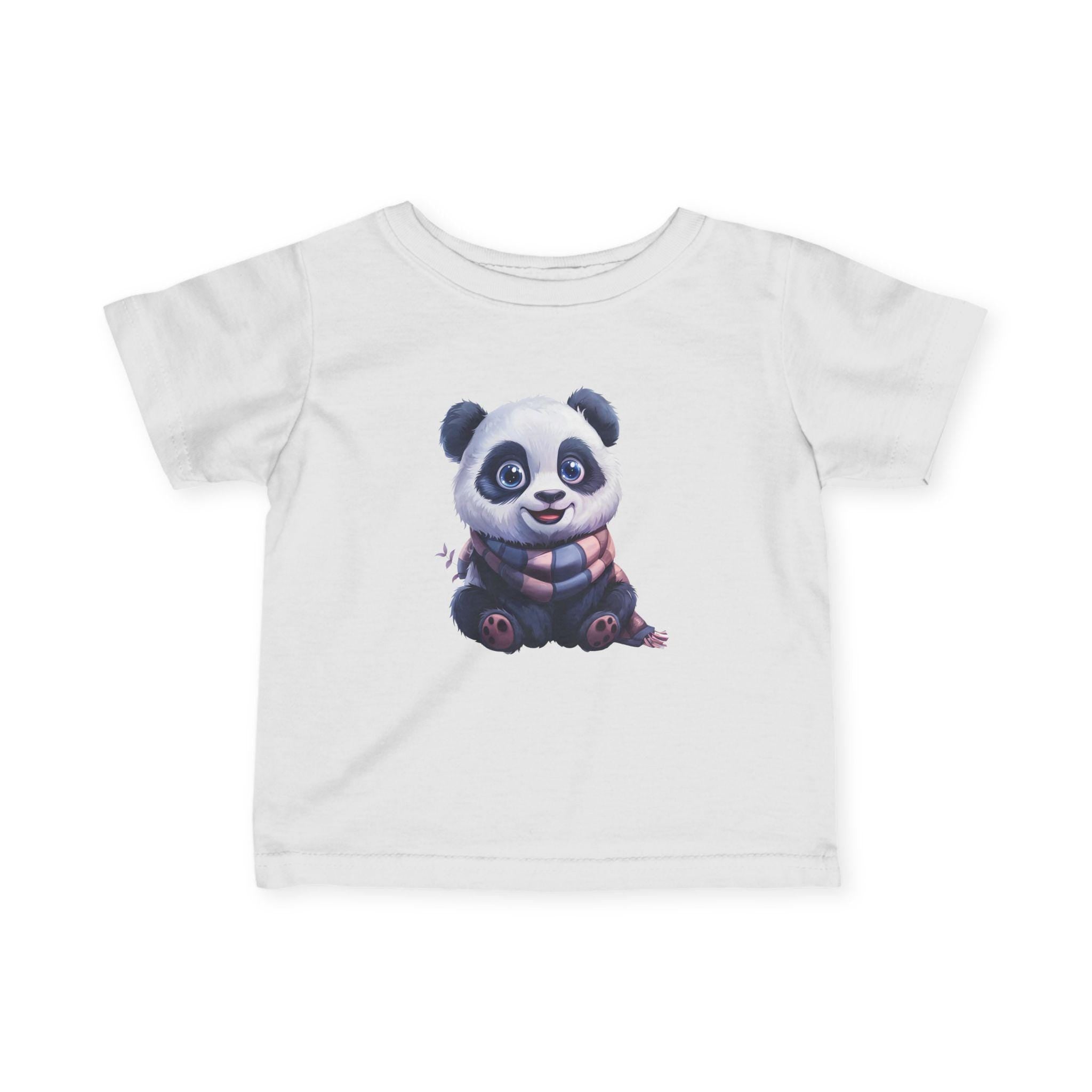 Baby Panda Tee | Cartoon Panda Illustration Infant Shirt