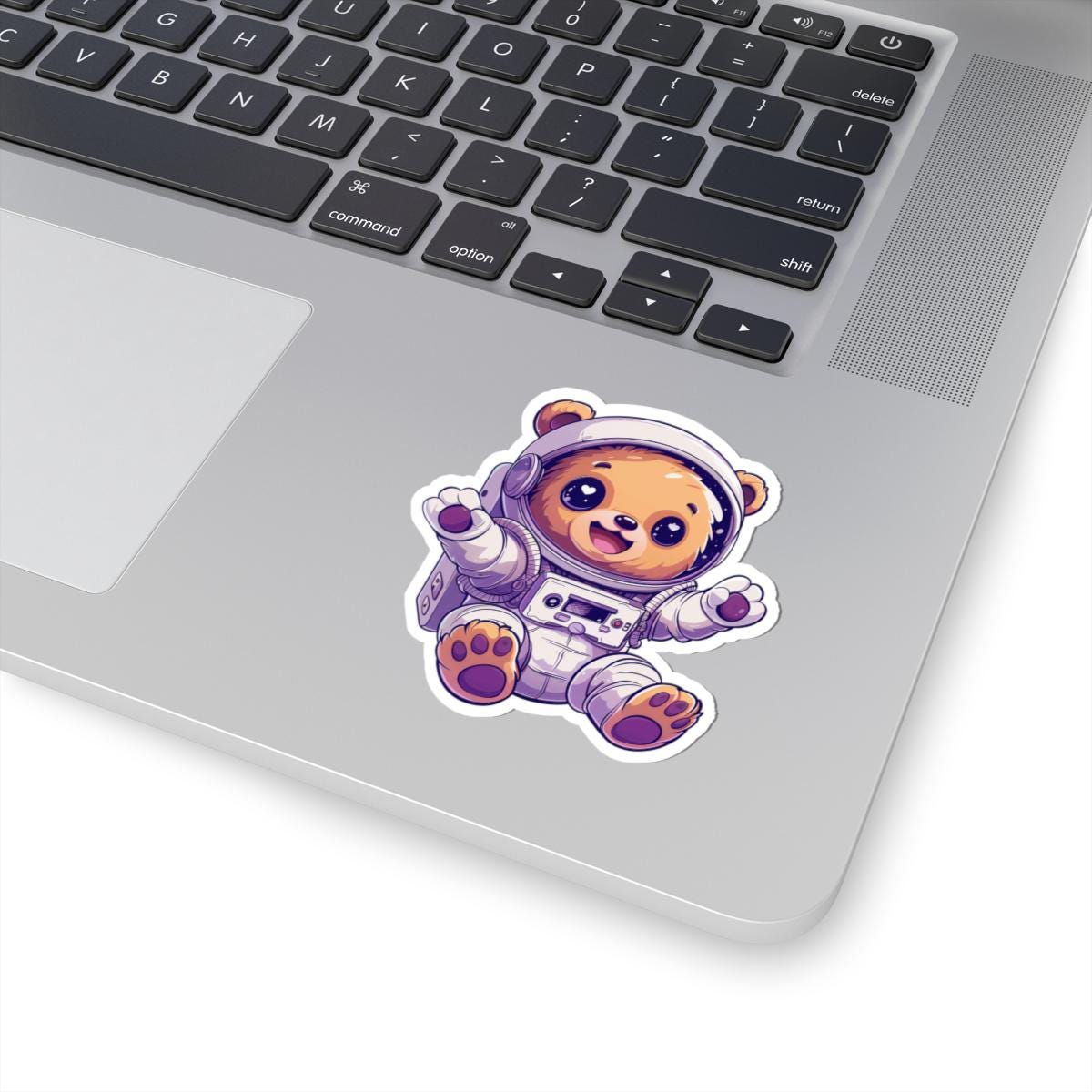 Astronaut Bear Sticker | Glossy Vinyl Decal