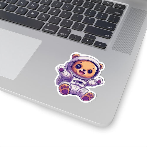 Astronaut Bear Sticker | Glossy Vinyl Decal
