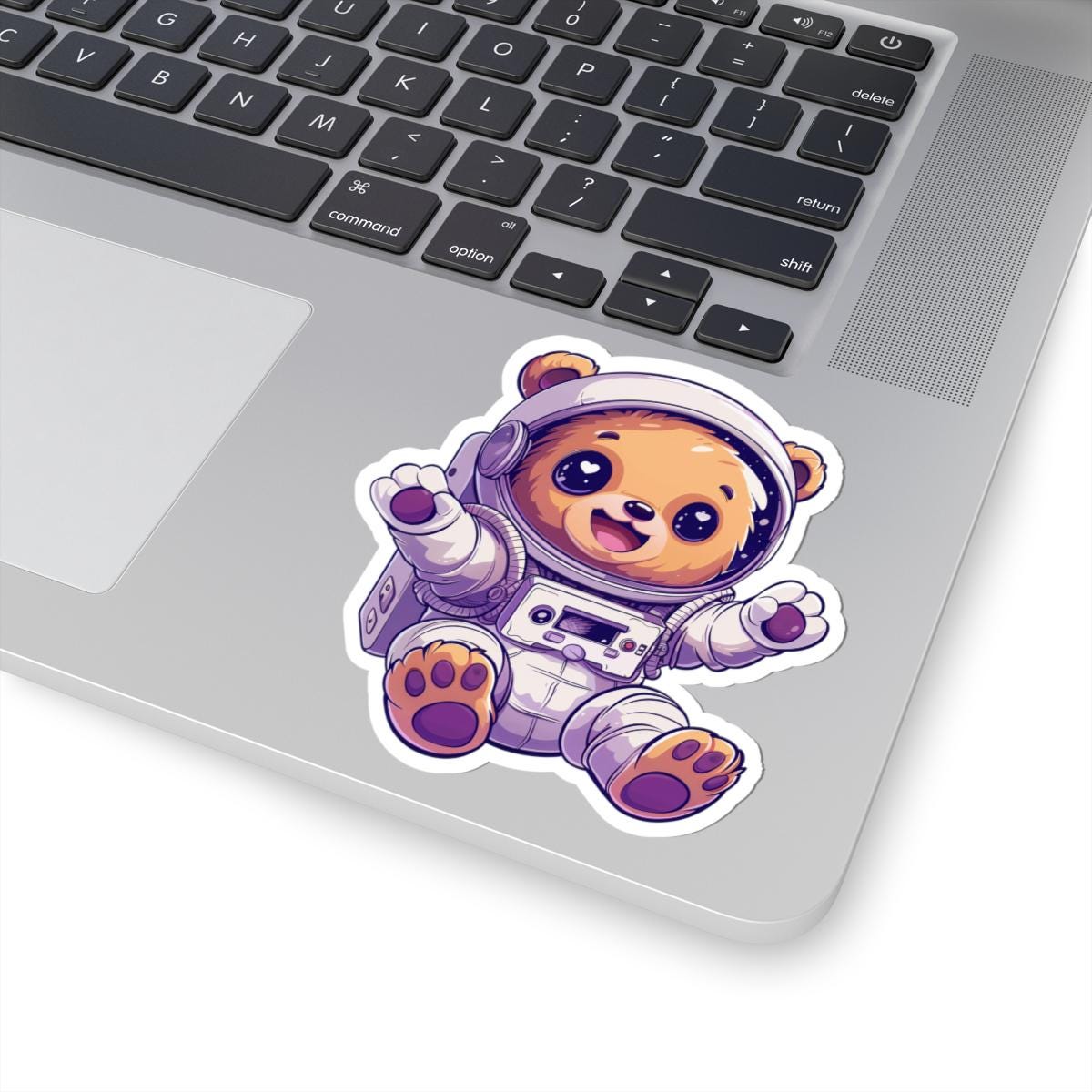 Astronaut Bear Sticker | Glossy Vinyl Decal